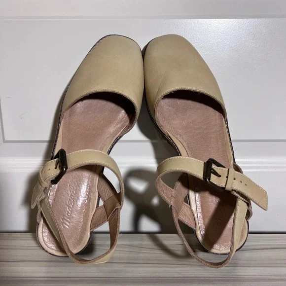 Madewell The Claudie Lugsole Mary Jane in Earthen Sand, Size 11